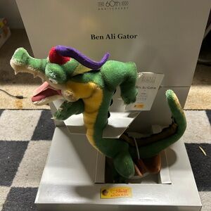 Disney Ben Ali Gator Plush LE 1 of 2000 made. 60th Anniversary of Fantasia